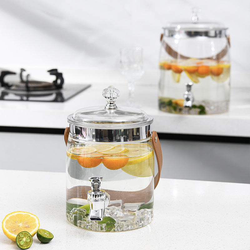 Barril de bebidas de autoservicio, refrigerador de gran capacidad, tetera de agua fría, barril de vino, té de frutas, tetera de agua fría con grifo, barril de cola, barril de mezcla