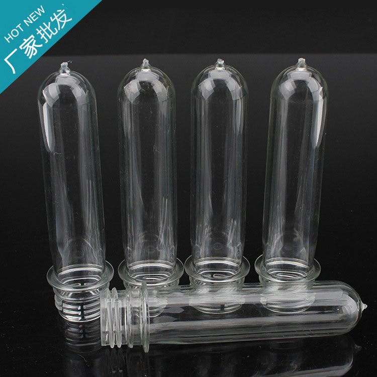 厂家批发 pet瓶胚 透明塑料pet瓶胚