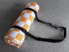 Ultrasonic bundled yellow and white plaid