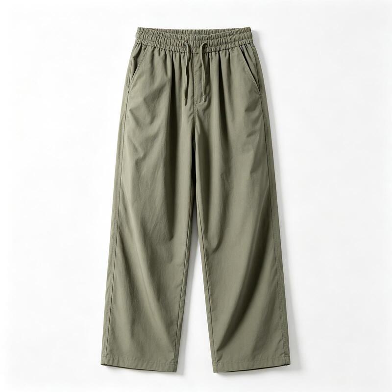 2026 Hot-Selling Summer Thin Loose Straight Wide-Leg Pants Summer Sports Black Work Pants Men's Summer Batch 2026 Hot-Selling Summer Thin Loose Straight Wide-Leg Pants Summer Sports Black Work Pants Men's Summer Batch