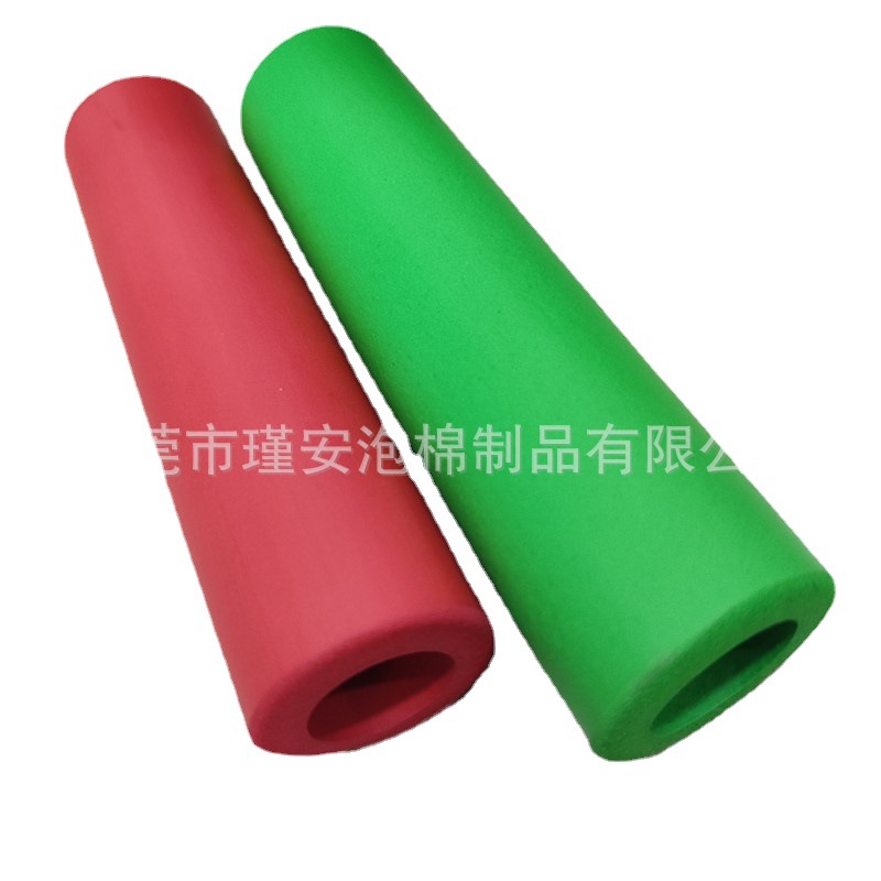 自行车泡棉手把套减震吸汗止滑彩色光面山地车nbr橡塑海绵手柄套