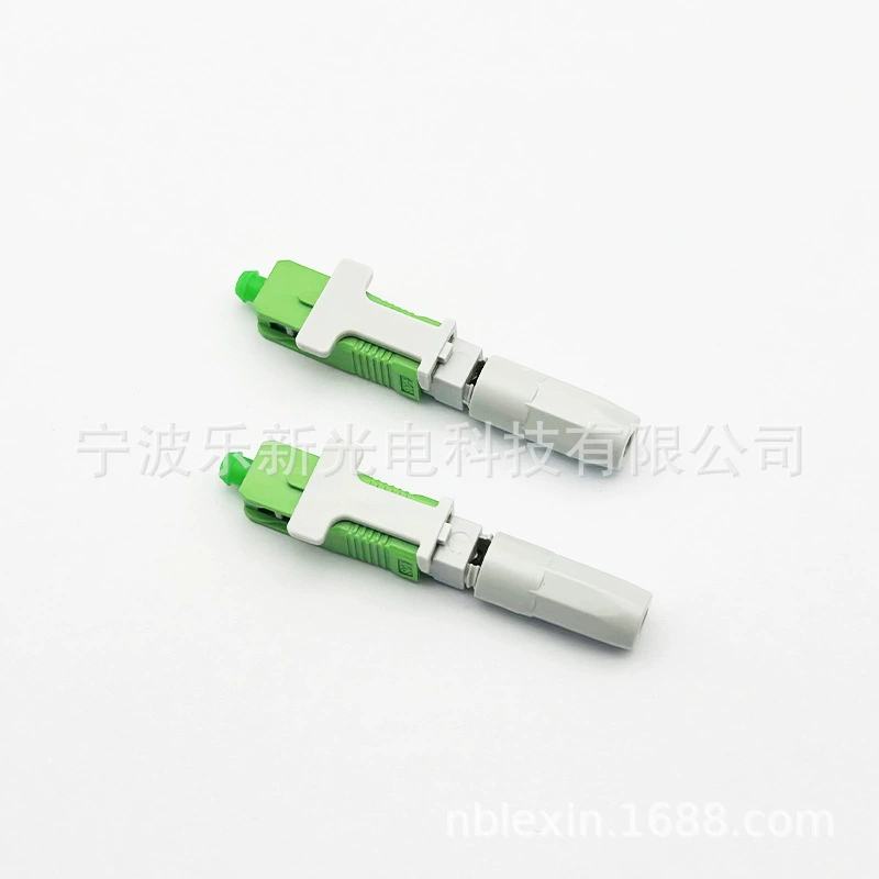 Быстроразъемный оптоволоконный коннектор SC/APC, холодный соединитель, спиральный тип, 53 мм, кожаный шнур, вертикальный, тип Z33