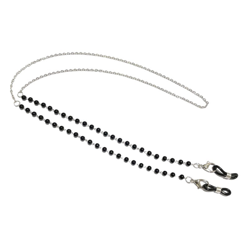 Cross-border hot-selling imitation pearl chain glasses chain mask chain simple non-slip anti-lost glasses rope hanging chain jewelry wholesale