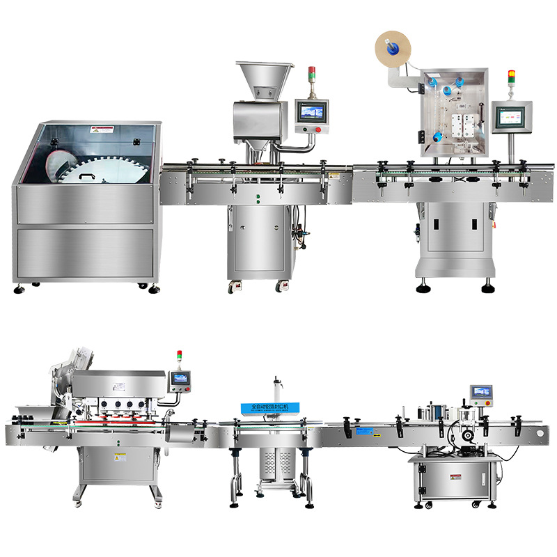 8채널 여러 곡물 병입 생산 라인