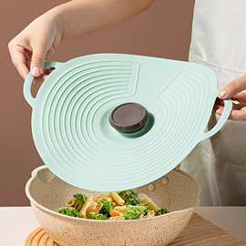 现货硅胶保鲜盖密封碗盖 食品级饭菜盖子盆盖罩盘子盖微波炉防溅