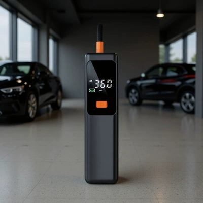 Leiben car air pump, car radio inflator, portable bicycle tire pressure gauge, small tire inflator