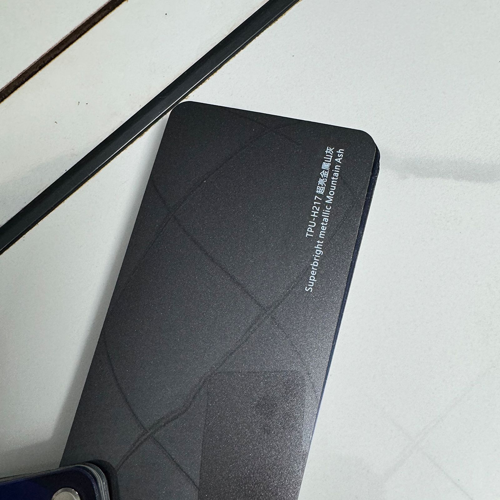Car paint protective film, Tesla Tesla Cybertruck - tpu-super-bright-metallic-mountain-grey-tesla-cybertruck-dedicated-car-cutting