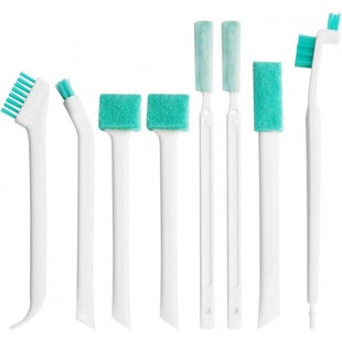 [8-piece set] cup brush milk bottle brush card slot gap brush suit kettle cleaning brush sink cleaning