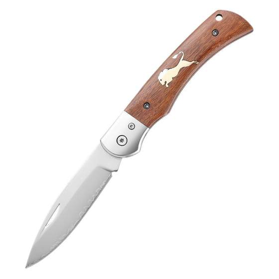 Three-in-one Steel Folding Multi-use Fruit Knife Ultra-sharp Hand-handle Knife Peel Outdoor Damascus Steel Portable Mountaineering Knife