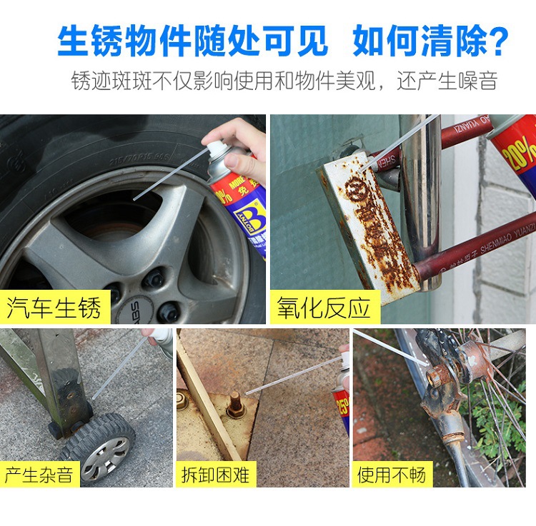 Full box of Baosili rust remover, bolt loosening agent, anti-rust oil, lubricant, rust remover, rust cleaning for screws and metal