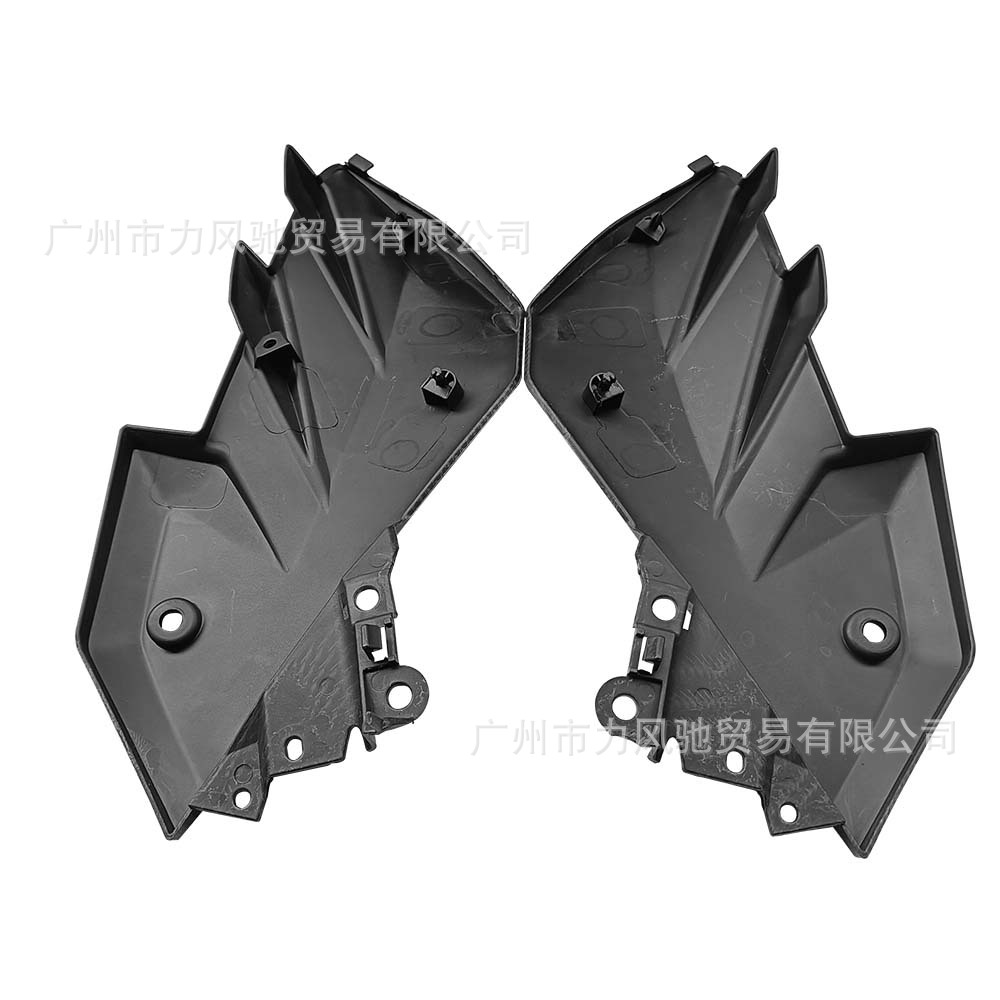 Adecuado para Kawasaki z250 Z300 13-17 Shell modificación patrón de fibra de carbono placa lateral izquierda y derecha placa lateral
