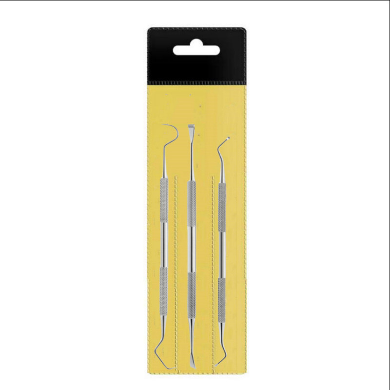 Bolsa de PVC de tres piezas para cuidado oral
