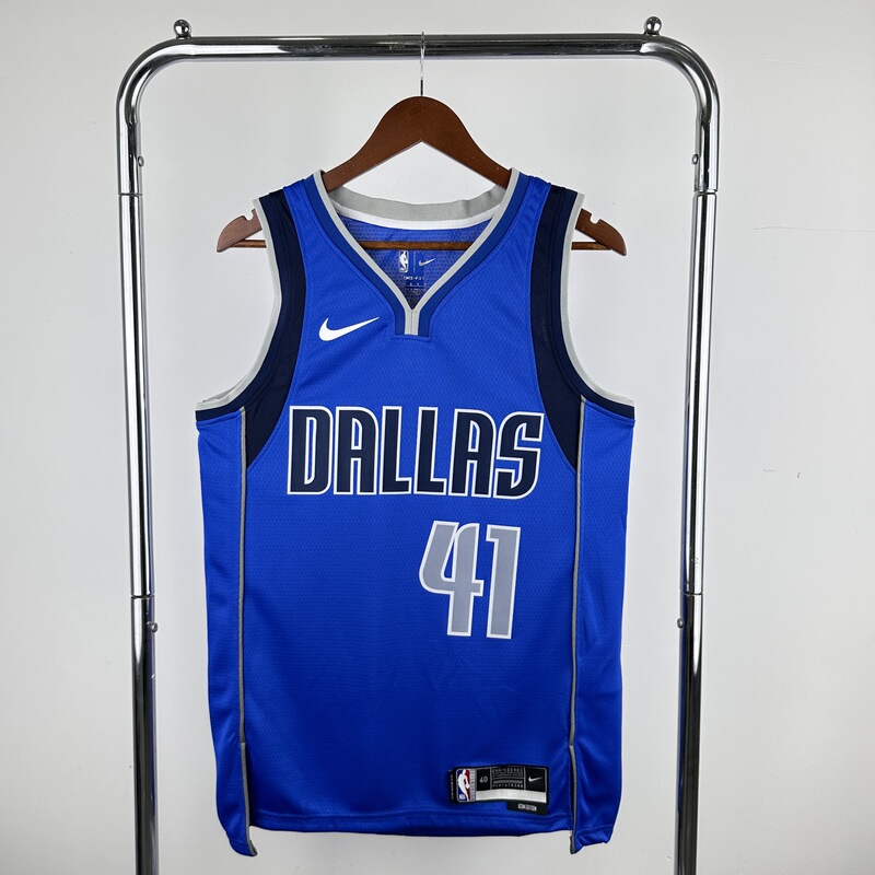 Cross-Border 26Th Season Dallas Mavericks Heat-Pressed Basketball Jersey and Shorts No. 11 Kyrie Irving