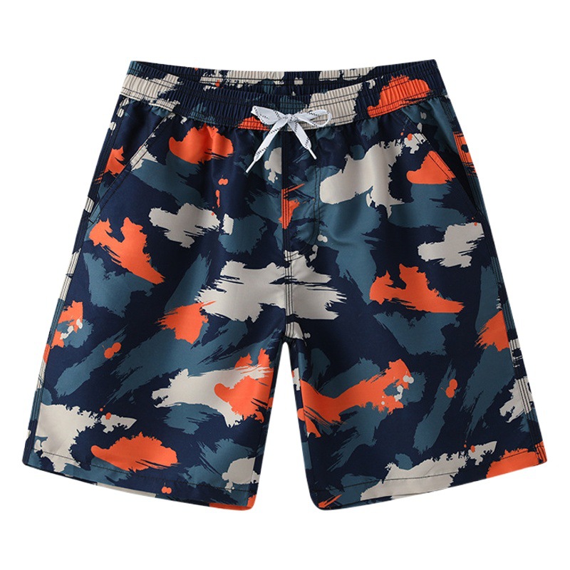 Pareja pantalones de playa versión suelta de los hombres del Parque Acuático natación troncos playa vacaciones camuflaje patrón surf de secado rápido de las mujeres