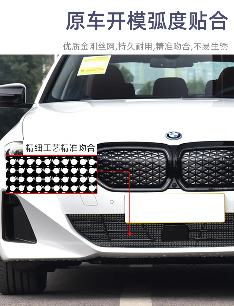 Suitable for 26 Models of Bmw I3 Cars, Insect-Proof Net, Condenser Dust Filter Net, Water Tank Protection Net