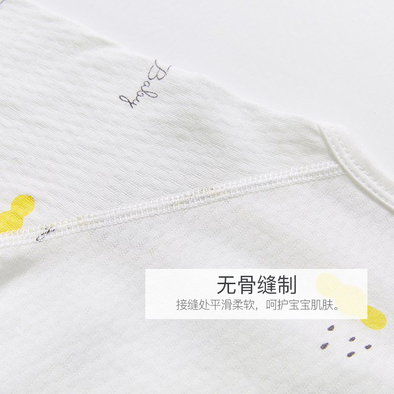 Ropa de bebé recién nacido primavera y otoño verano monje de manga larga verano Delgado aire acondicionado mameluco hombres y mujeres mono de bebé recién nacido