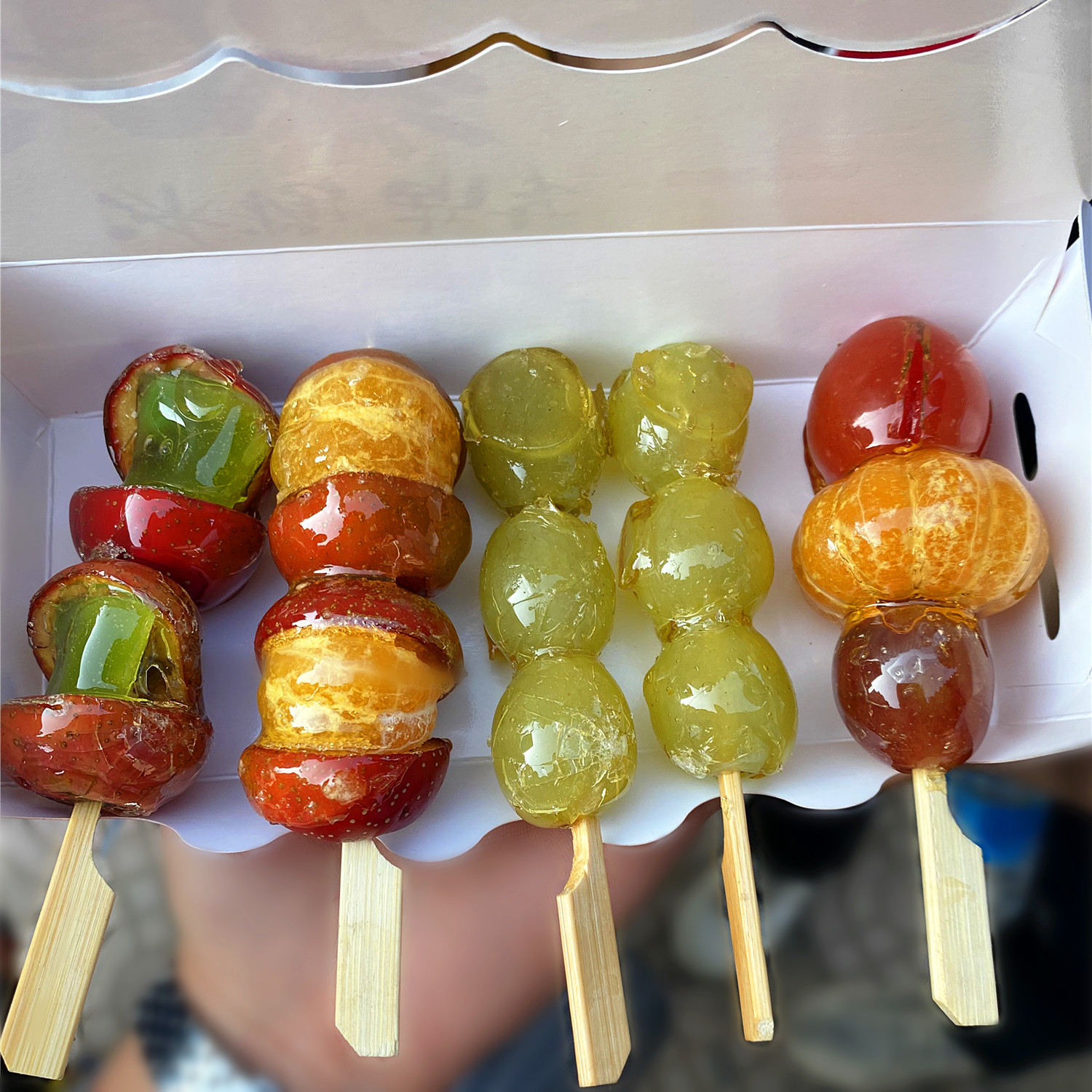 Fábrica de pinchos de hierro desechables Guandong hervida picante pinchos calientes barbacoa palo azúcar Calabaza palo de bambú palo de fruta