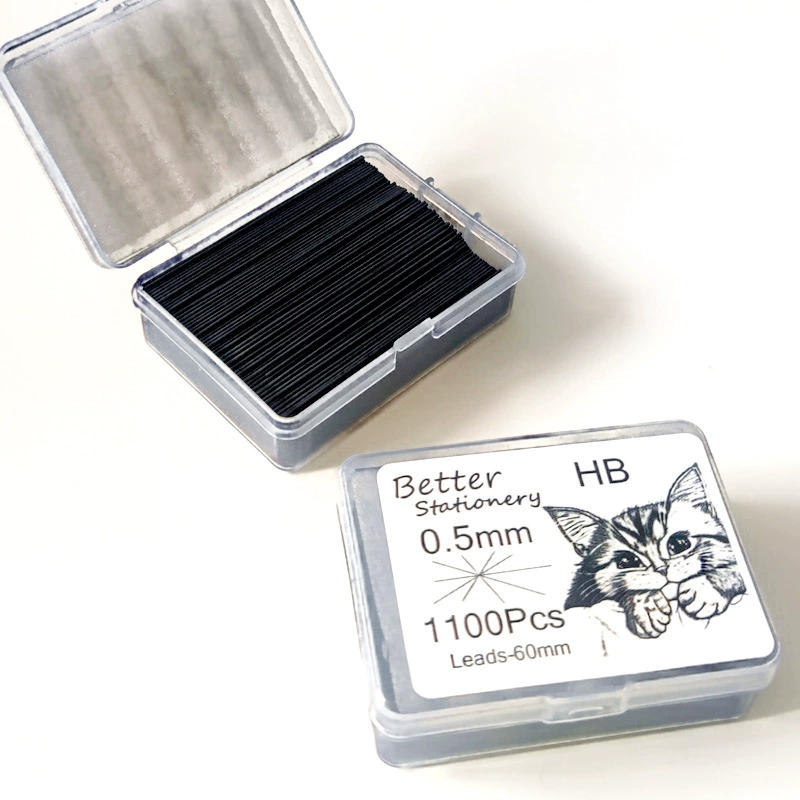 Кросс-бордерные автоматические грифели для карандашей 0,5-0,7 мм, 2B, для письма, для учеников начальной школы, большой объем 11000 грифелей, оптовая продажа от производителей