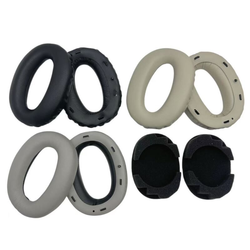 A pair of ear pads suitable for Sony MDR-1000X WH-1000XM2 headphones, including ear cushions and headband pad