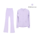 Violet Flared Set