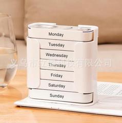 7 Days 28 Compartmentsピルオーガナイザー7日間28格薬箱