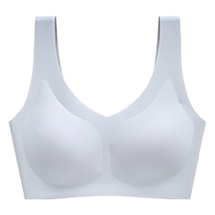 Jelly soft support beautiful back no size cloud underwear women's seamless no steel ring thin breathable vest sports bra