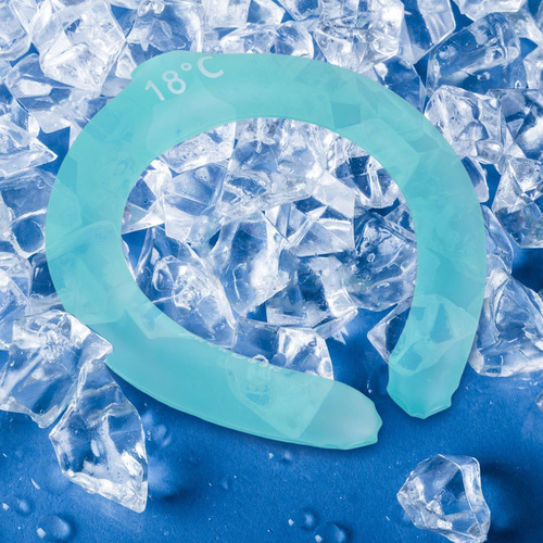TPU summer heatstroke prevention cooling neck collar physical cooling artifact ice sticker ice pillow outdoor sports cooling cooling collar