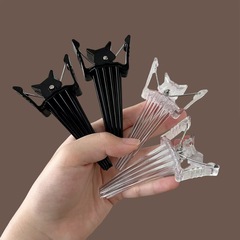 新款高颅顶神器头发蓬松夹发根定位夹男女通用无痕八字刘海发夹