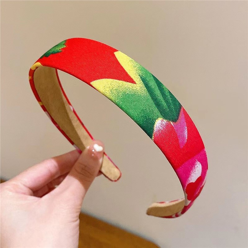 Aite puede manejar este accesorio de cabello de hermana del noreste de la marea nacional de la gran flor del anillo de cabello de intestino cuerda de cabeza de alta sensibilidad al cabello