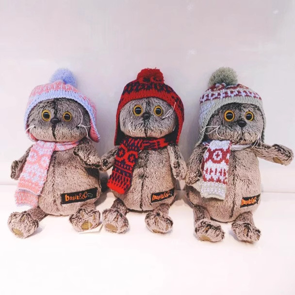 玩具跨境巴迪猫批发商场超市家里摆设安抚玩偶抓娃娃机礼物玩具