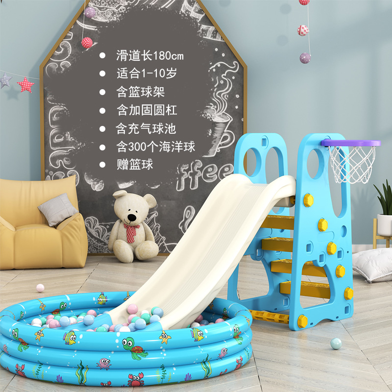 Juguetes de plástico engrosados para niños de 3 a 10 años pequeño hogar parque de atracciones interior hogar bebé bebé tobogán