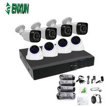 工厂价格1080P安全闭路电视系统塑料圆顶和子弹8Ch Ahd摄像机套件