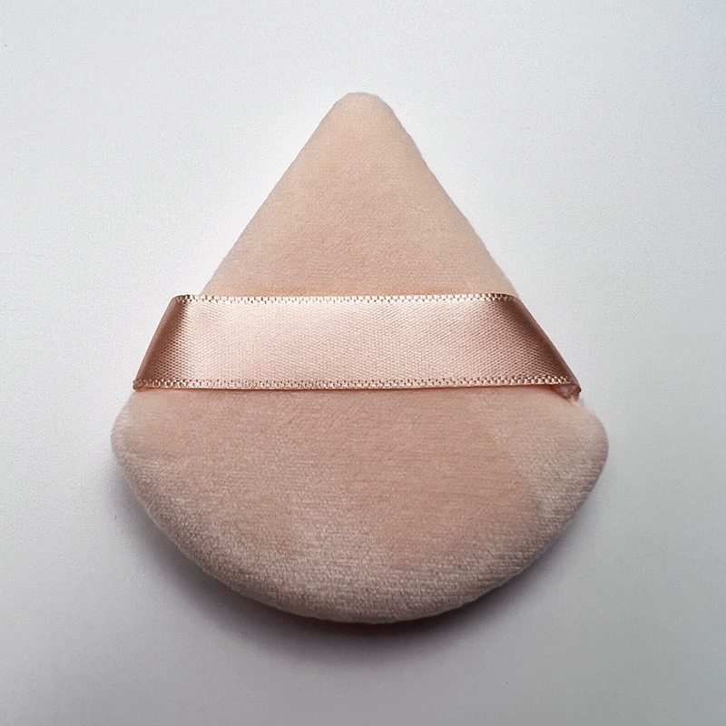 Loose Powder Puff Triangular Soft Sponge, Velvet Makeup Applicator, Multi-color Options
