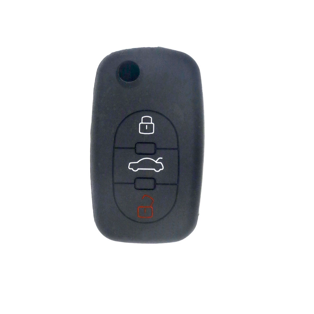 Подходит для Audi Q 90% off сложенный силиконовый чехол для ключей с 3 ключами RS3 RS4 RS5 сумка для ключей A4 TT RS защитный чехол