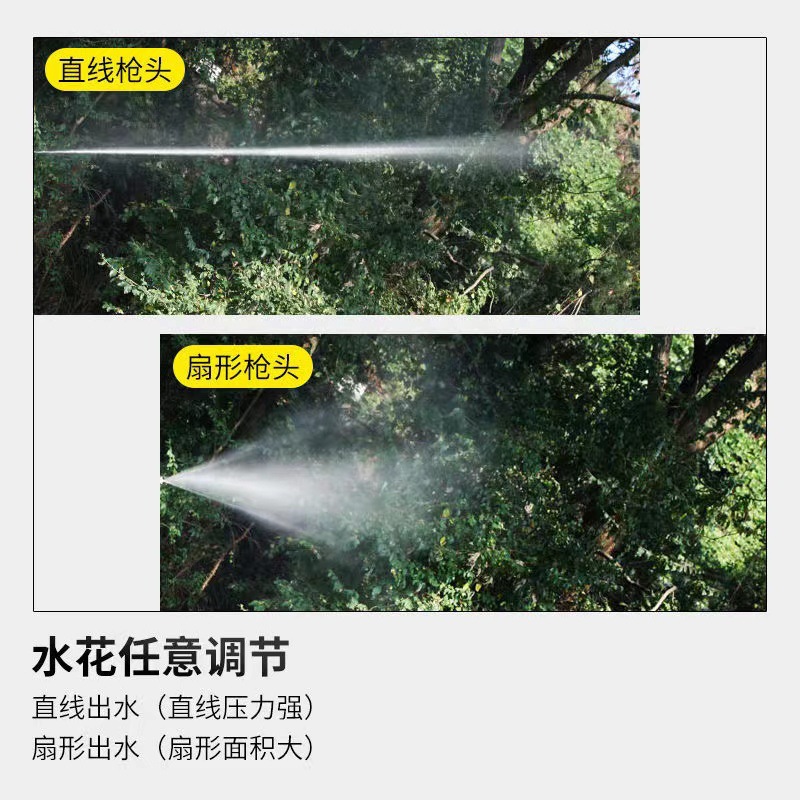 High-Pressure Cleaning Machine Car Wash Water Gun Pressure-Resistant 150kg Anti-Tangle Stainless Steel Quick-Connect Copper Valve Ceramic Core Spray Gun