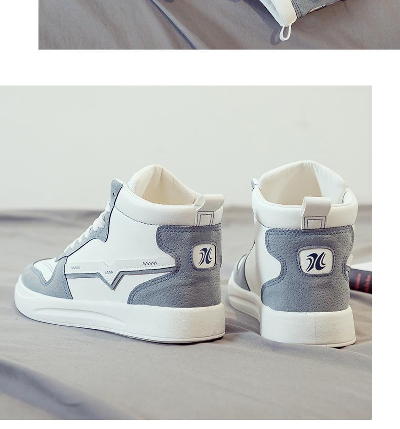 Chaussures de sport décontractées et polyvalentes en toile blanche pour hommes, nouvelle édition coréenne du printemps 2024_voghion.com