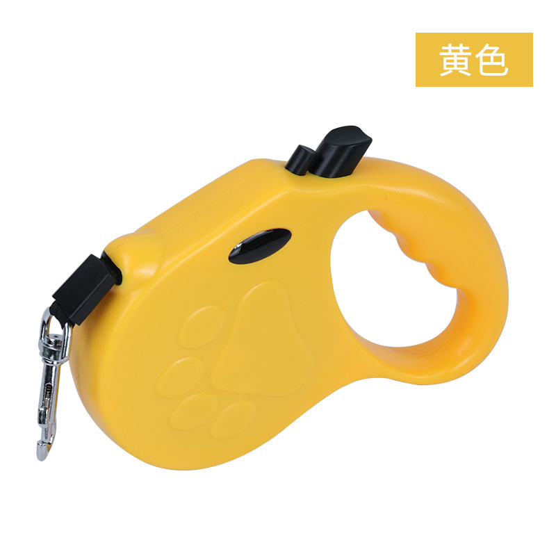 Fábrica en stock nuevas huellas 5M correa retráctil correa de perro duradera correa de perro retráctil al por mayor