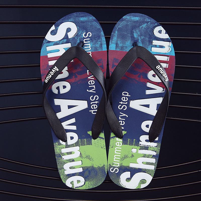 Nieuwe heren slippers, slijtvaste antislip slippers voor binnen, eenvoudige, hoogwaardige slippers voor buiten, geschikt om in te baden, platte zool_voghion.com