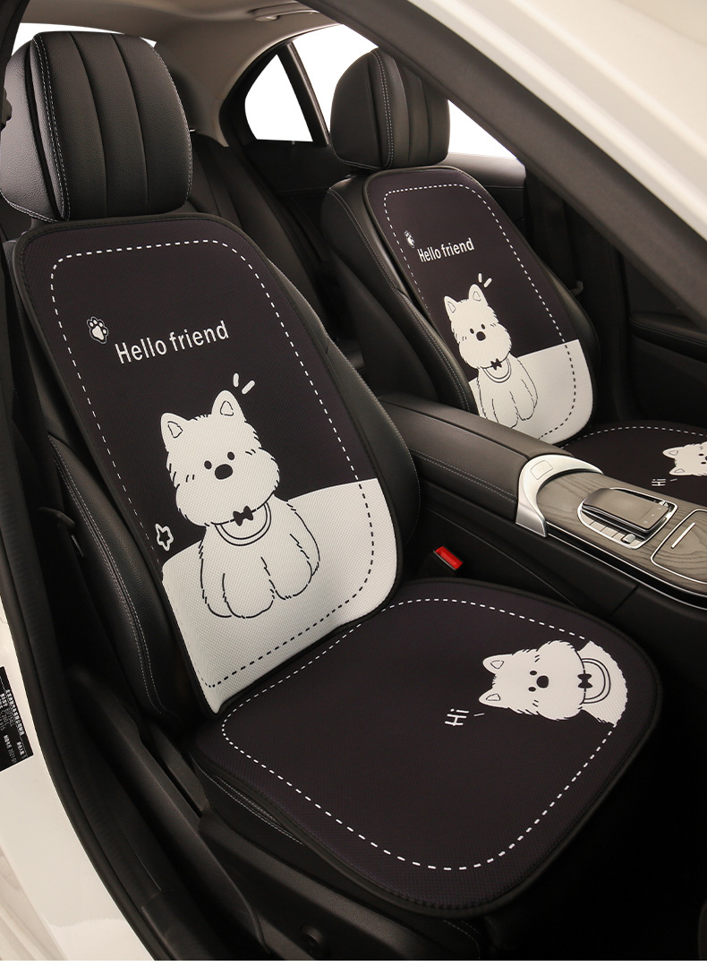 West Highland Cute Four Seasons General Breathable Car Seat for Audi Q2L Q3 Q4 Q5L A3L