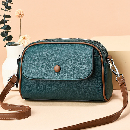 Manufacturer's mini small bag for women 2024 new fashion winter mobile phone bag texture one shoulder crossbody bag one piece drop shipping