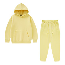 350GSM  Cotton Hoodie Set Fleece Inside oversized for kids