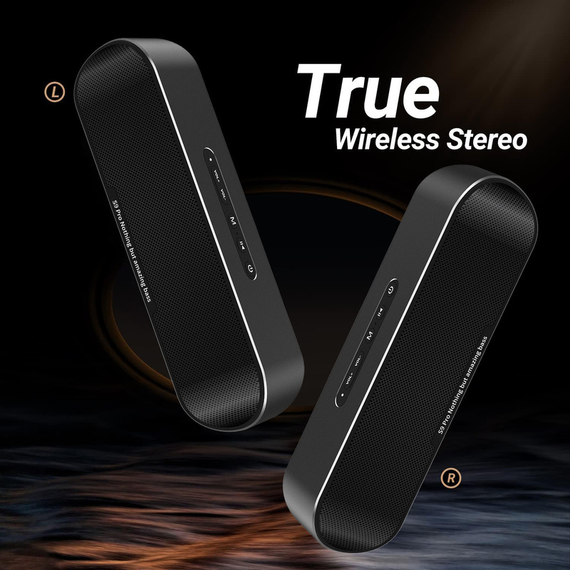 Outdoor portable Bluetooth speaker high power 60w subwoofer wireless card audio desktop high volume TWS interconnection