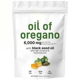 TK跨境热销牛至油软胶囊300粒Oregano oil soft capsules