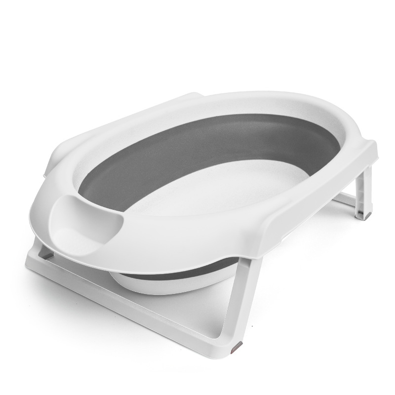 Bañera para bebés, bañera para bebés plegable, soporte alto, mesa de cuidado del recién nacido, mesa de contacto para lavar el trasero y cambiar el pañal