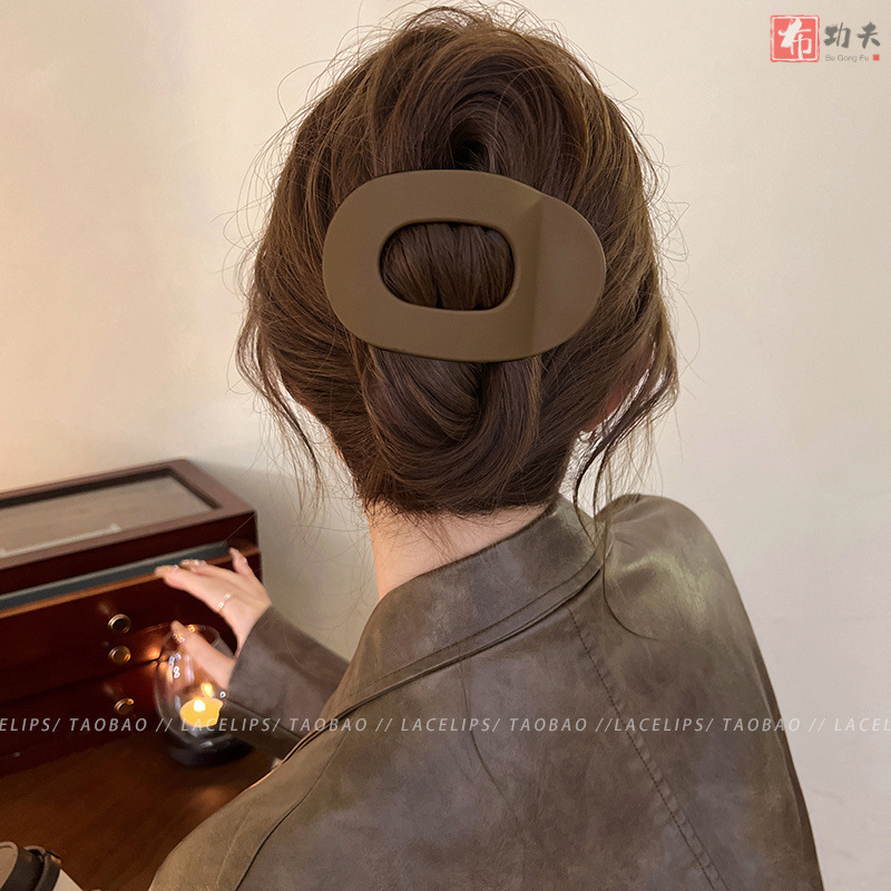 Duckbill Cross -border new flat -rectangular hair clip grip strong…
