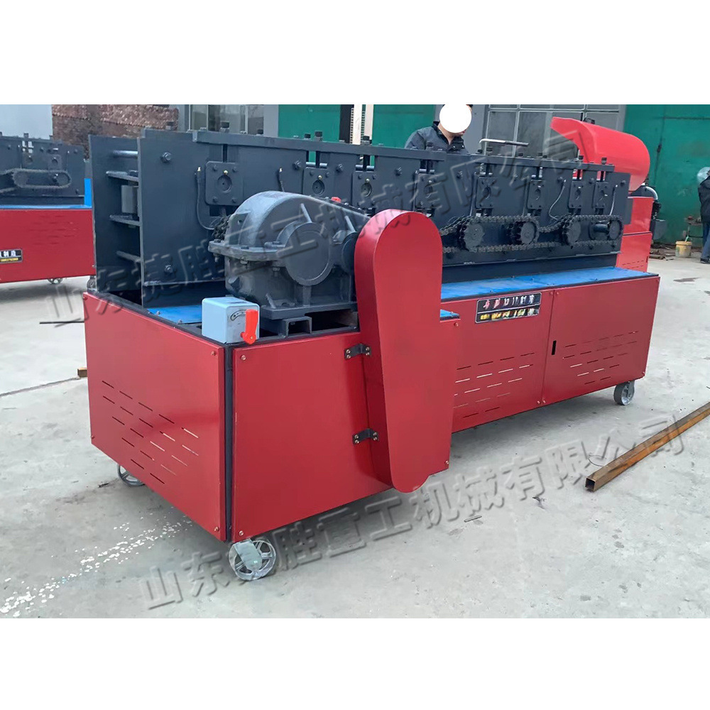 enderezador de andamios de construcción enderezador de tubería de acero horizontal automático enderezador de tubería de acero plano de ángulo