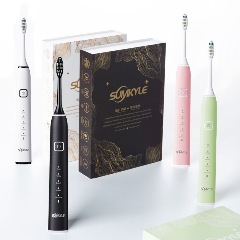 German Sonic Electric Toothbrush Wireless Charging Adult Soft-Bristled Toothbrush Student Couple Model Rechargeable