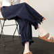 In-Stock Maternity White Casual Lantern Pants Summer Thin 2025 New Loose Comfortable Trendy Bloomers