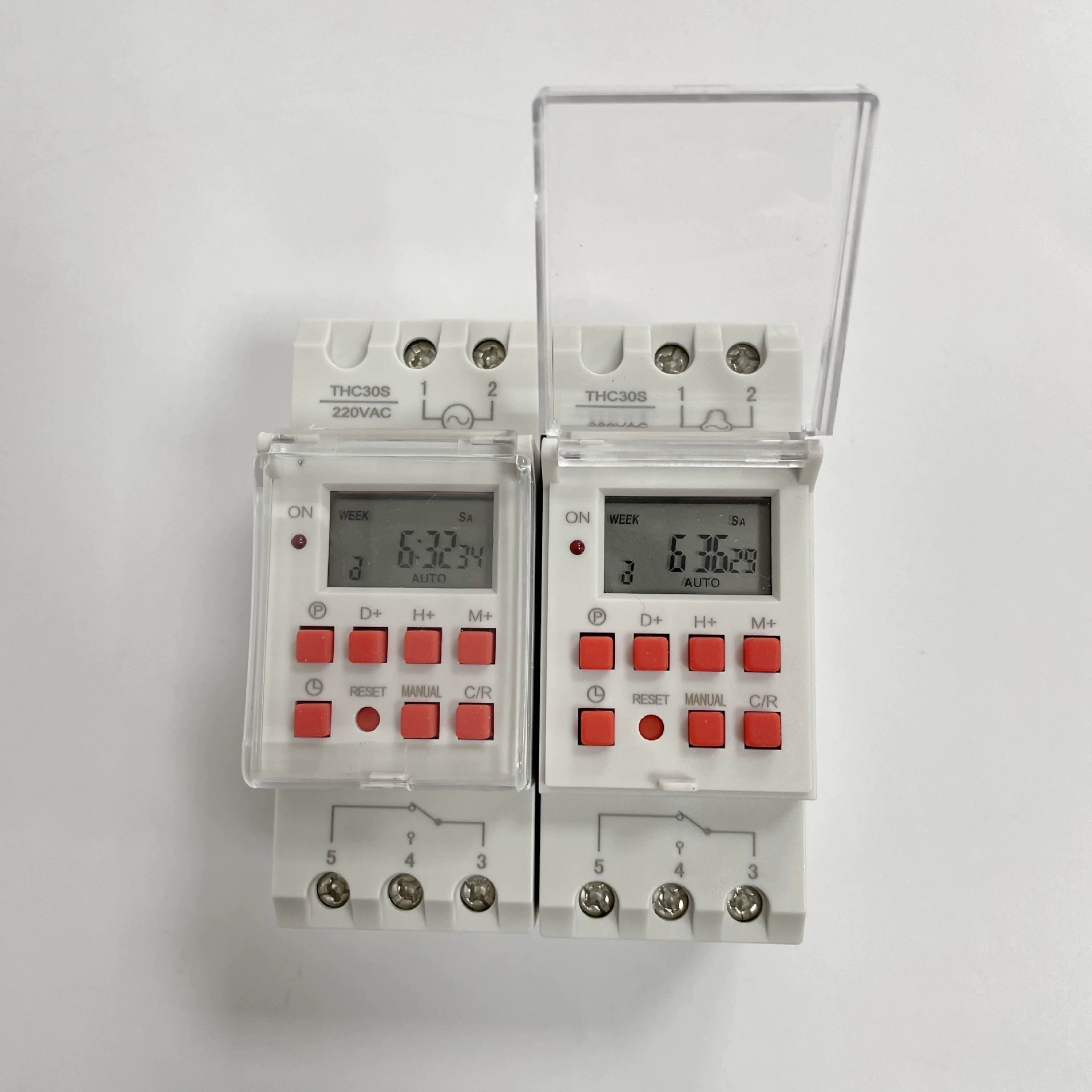 30A Программируемый микрокомпьютерный переключатель времени таймер THC30S переключатель времени секундный переключатель времени