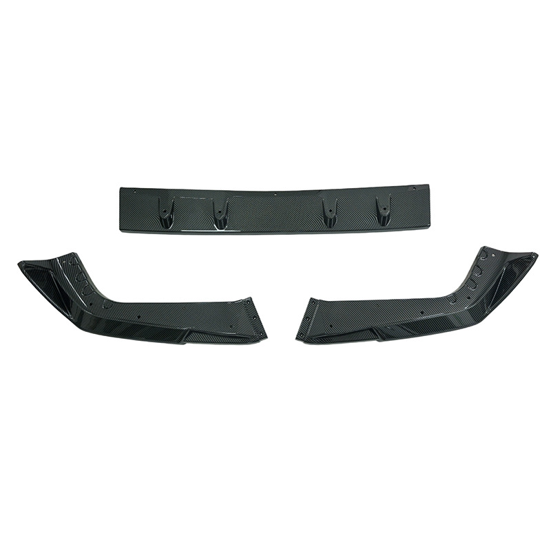 Suitable for BMW X5M F95 front lip 2023+ ABS material glossy black/water transfer printing modified front lip spoiler